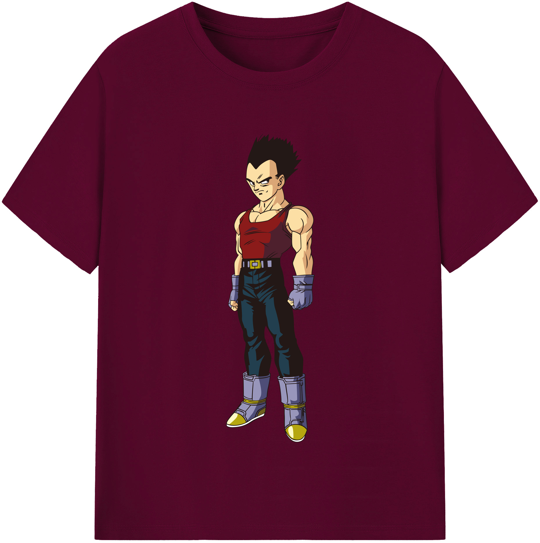 （画像用） ドラゴンボール ベジータ四世（Bejīta Yonsei）DRAGON BALL Vegeta IV レディースカジュアルプリントTシャツ（綿100％）
